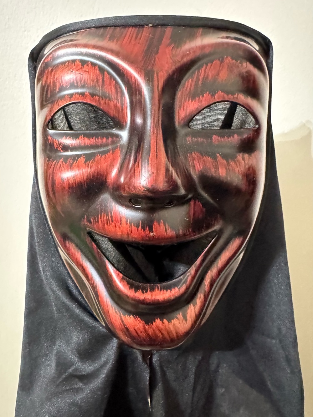 Halloween- Red and Black Face Mask